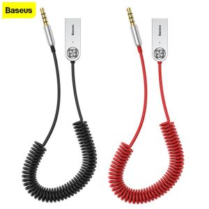 🥇✅SG READY STOCK✅Baseus Bluetooth Transmitter Wireless Bluetooth Receiver 5.0 Car AUX 3.5mm Bluetooth Adapter Audio Cable For Speaker Headphones