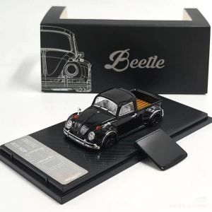 2026 New Model 1:64 Alloy Diecast Pickup Model Car Classic Vintage Modified Metal Vehicle Collectible Display