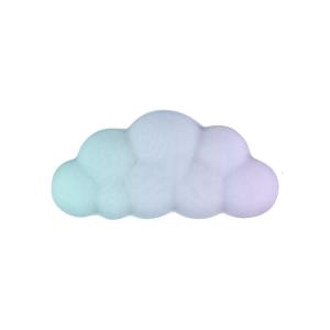 Cloud Wrist Rest Mouse Pad: Non-Slip Base Rainbow GradientDesign Memory Foam Silicone Pain Relief for Gaming Mousepad