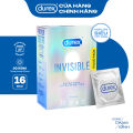 [20H 5.6-23H59 6.6 - Voucher 50K] Bao Cao Su Durex Invisible Siêu Mỏng, Size 52 mm, Hộp 16 Bao Mới Ra Mắt - Hộp Lớn Siêu Tiết Kiệm. 
