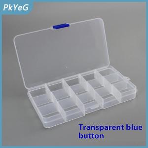 PkYeG 1 3 cái thực tế ngăn nhựa hộp lưu trữ 24 lưới phần tổ chức hộp đồ trang sức hạt vít chủ trường hợp hiển thị container