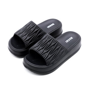 LAYTENY Sandal Platform Wanita Kekinian Korea Sandal Fuji Wanita Karet Terbaru Tinggi Anti Slip Sendal Lainnya Wanita