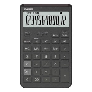 Casio JT-200T 12 Digits Comfy Design Calculators Compact Desk Type Calculator (Grey/White) JT-200T-GY JT-200T-WE