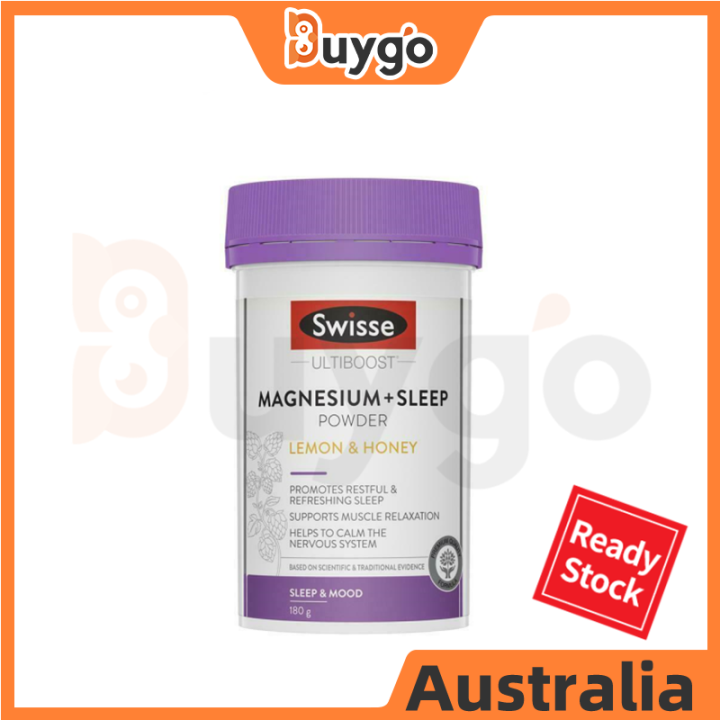 Swisse Ultiboost Magnesium + Sleep Powder 180g Lazada