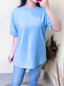Kaos Polos Wanita Jumbo Baju Polos L XL XXL XXXL Kaos Cewek Lengan Pendek Tshirt Oversize