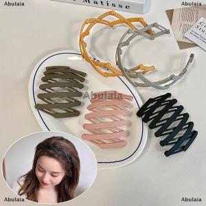 [COD] Abulaia Portable Folding Hair Band Women Morandi Color Non-Slip Headband Korean Face Wash Hairband Girls Hair Accessories