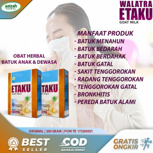 Obat Batuk Kering Berdahak Berlendir Berdarah Menahun Sakit Tenggorokan Herbal Etaku Goat Milk Asli