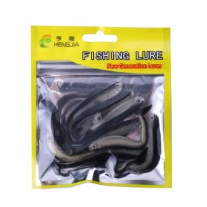 MARINI 10PCS TPR Mồi câu cá 22g 8cm Mồi silicone Shad Silicon Mồi mềm Câu cá