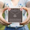 RareLove Gifts for Sister in Law,Unbiological Sister Necklace Gift For Best Friend,925 Sterling Silver Tiny Infinity Heart Necklaces for Women Friendship,Best Friend Necklace. 