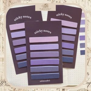 STICKY NOTES BARGAZING BY SIZER PAY POST IT MOTIF GALAXY SKIES AESTHETIC Sticky Notes Gradient / Book Page Divider / Sticky Notes Pasting Color