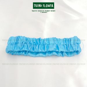 Bandana Serut Satin Kilap bandana kecil wanita bando korea ikat rambut hiasan rambut