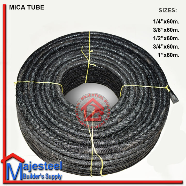 Mica Tube 60meters (3/8'' or 1/2'') for Wire Insulation - Sold Per Roll  (MAJESTEEL)
