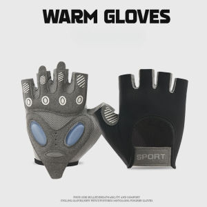 Breathable Half Finger Fitness Gloves with Liquid Silicone Anti-slip Pads for Gym Workout Cycling