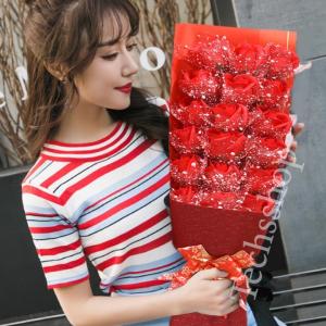 Hộp quà 18 bông hồng sáp kim tuyết - Quà tặng ngày lễ phụ nữ việt nam 20/10 - Quà tặng sinh nhật - Hộp đựng quà cưới - Happy birthday - Quà 20/10 - Quà 14/2 - Quà Valentine - Quà Noel - Quà tặng tình yêu - Quà kỷ niệm ngày cưới