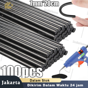 100PCS Lem Bakar Hitam German Kuat Anti Bocor Lem Tembak Glue