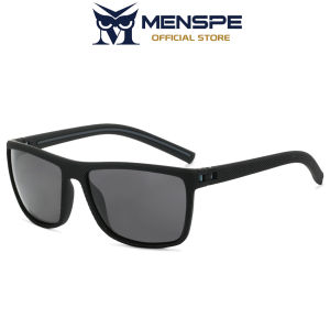 MENSPE แว่นกันแดดผู้ชายแฟชั่นแว่นตากันแดดทรงเหลี่ยม UV400แว่นตากันแดดแบบคลาสสิกแว่นตาโพลาไรซ์ยืดหยุ่นแสงพิเศษป้องกันแสงสะท้อนกลางแจ้งกีฬาขับรถแว่นตา