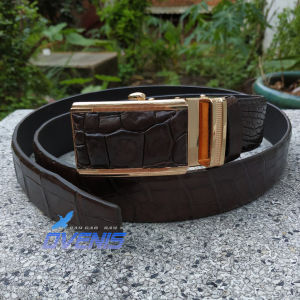 [FREE SHIP] Thắt lưng da cá sấu. Da bụng trơn rất mềm và bền!