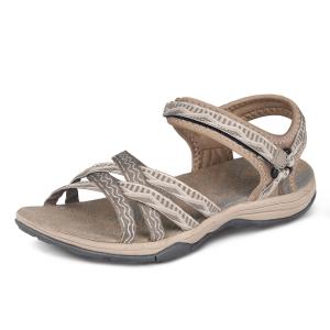 GRITION Sandal For Woman Womens Sandals Fashion Design Flat Sandals For Women Non-slip Summer Beach Shoes Outdoors Sandals