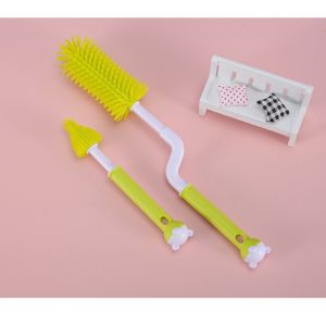 แปรงล้างขวดนม แปรงซิลิโคน ขวดนมไม่เป็นรอย ทำความสะอาดได้ด้วยน้ำสุก ไม่เป็นเชื้อรา ที่ล้างขวดนม ดีไซค์น่ารัก สินค้าพร้อมส่งในไทย