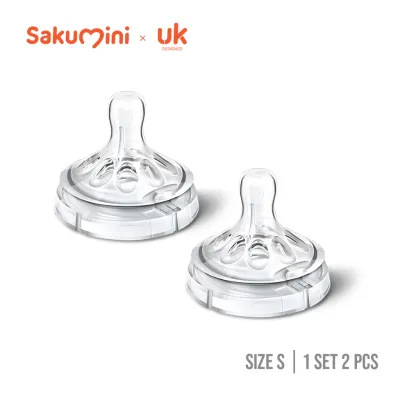Sakumini Baby Natural Milk Feeding Bottle 120/240 ML Botol Dot Susu Bayi Newborn Nipple Peristaltic