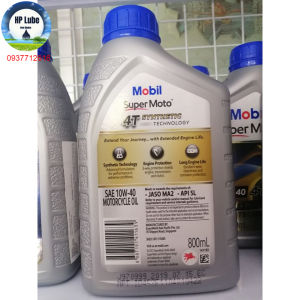 Nhớt Mobil Xe Máy 10w40 0.8L Cho Xe Số Chính Hãng Nhập Khẩu Singapore- Cam kết chính hãng