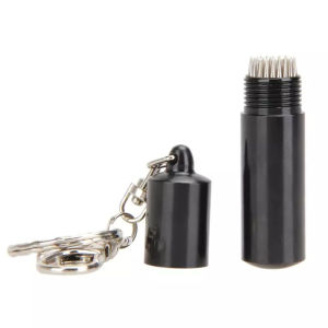 BENEDICT อุปกรณ์สนุกเกอร์ พร้อมพวงกุญแจ ทิปแทปเปอร์ สีดำ เครื่องมือเข็มหนาม เครื่องไสไม้คิวบิลเลียด พูลคิวทิป Shaper หยิบไม้สนุ๊กเกอร์