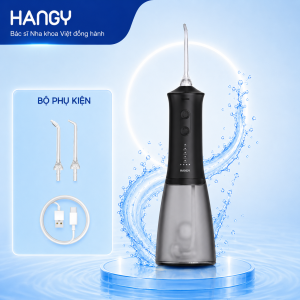 Combo Máy Tăm Nước HANGY HN26 & Bàn Chải Điện X1 Làm Sạch Kẽ Răng Giảm mảng bám