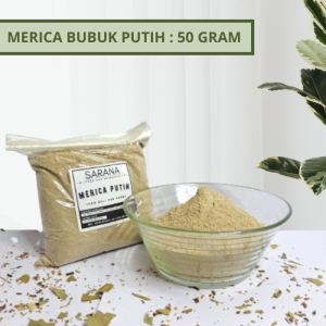 Lada Putih Bubuk 50gr - Merica Putih Bubuk - Lada Putih Powder