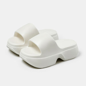 [Free Shipping] Thick-soled womens summer outdoor slippers high-end trendy high-heeled height-increasing stylish Eva sandals