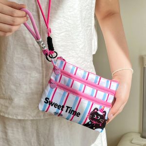 CRNGW Cute ID Card Storage Bag Compact Size Waterproof Passport Holder Portable Protective Case Travel Card Bag Travel Use