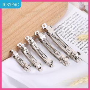 JCSYFAC  10pcs mùa xuân tóc Clips cơ sở trống tự động barrette handmade Bow HAIRPIN DIY trang sức làm phụ kiện