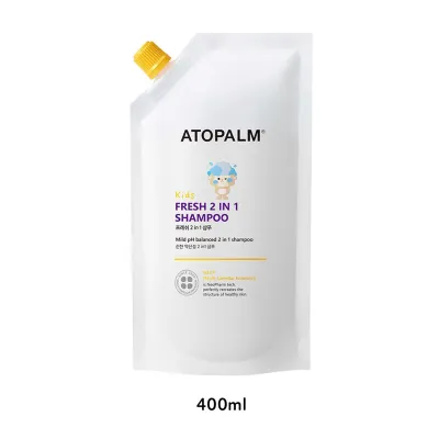 Atopalm Fresh 2 In 1 Shampoo 400ML - Refill (Toppingskids)