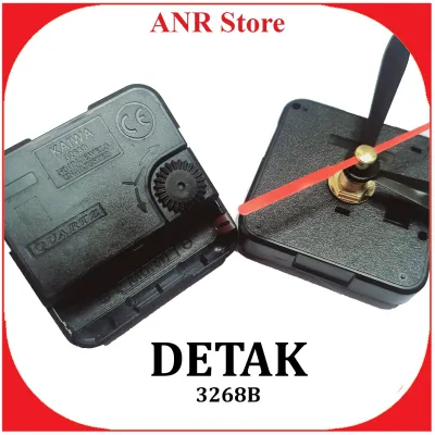 Mesin Jam Dinding Detak Awet Bonus Jarum Motif