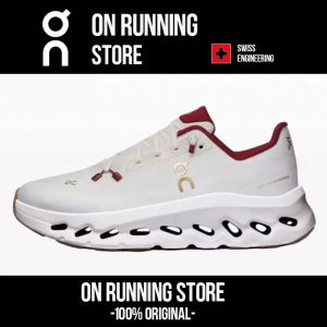 【100% Genuine 】On Cloud TILT White Round toe Wear-resistant Sports Shoes For Men And Women