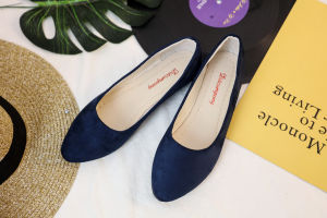 Free Shipping Summer And Autumn Pointed-Toe Flat Shoes Plain-Colored Shallow-Cut WomenS Flat Shoes Comfortable For Everyday Wear Suitable For Mothers
