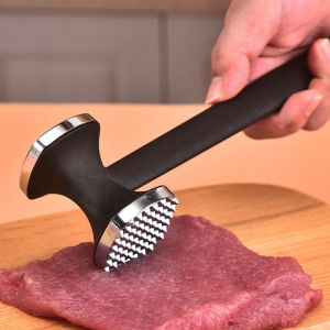 wangyueh Bít tết búa vồ hai mặt hợp kim kẽm thịt Tenderizer thịt pounder Tối đa hóa hương vị thực phẩm thịt búa bít tết thịt nấu ăn