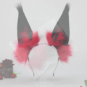 Punk Animal Ear Headband Halloween Maid Hairhoop Role Playing Props Hairdband Costume Accessories Anime Expo Headpiece