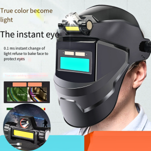 READY CLYNE Helm Las listrik Otomatis Listrik + senter led Auto Dimming True Color Welding CL281