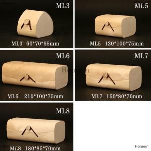 [COD] Homein 1Pc Wooden Storage Box Plain Wood With Lid Gift Boxes Curved Gift Packing Case For Home Supply Storage Decoration Jewelry Organi