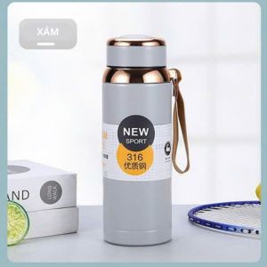 Bình Giữ Nhiệt Thể Thao New Sport 1000ml Inox 316 Có Lõi Lọc Trà Quai Xách Tiện Lợi Di Chuyển Mọi Nơi