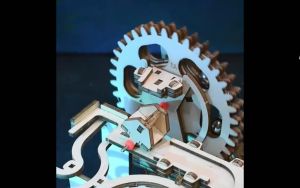 [Ready Stock] TONGMUQU DIY Wooden Track Ball Mechanical Model  STEM Educational Toy