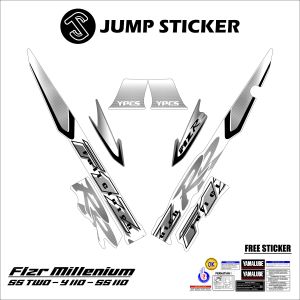 Stiker striping F1ZR millenium - ss two - y110 - s110 grafis variasi 18
