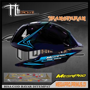 Striping TRANSPARAN MEGAPRO PRIMUS List Variasi Motor STIKER TRANSPARAN HONDA MEGAPRO PRIMUS CODE 01