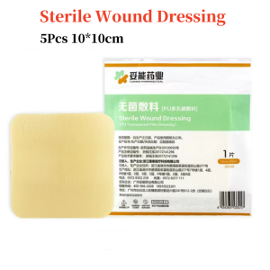 5Pcs Boundless Self-adhesive and Non-adhesive Polyurethane Foam Dressing Pressure Sore Patch Medical Bedridden Elderly Butt Pressure Sore Patch Health