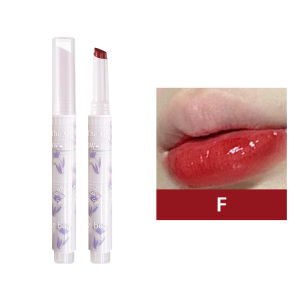 【COD】Beruang Bunga Bahasa Jelly Lipstik Pelembab Cermin Cinta Lipstik Tahan Lama Portabel Pena Lipstik-💞Margot