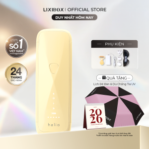 Máy Triệt Lông Toàn Thân Công Nghệ Đèn Kép Halio SilkGlow IPL Sapphire Cooling Hair Removal Device