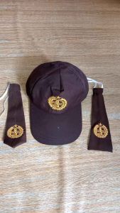 TOPI PRAMUKA UNTUK SD LOGO BORDIR