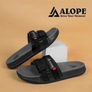 Sandal Pria Alope Vanno Sandal Slop Kasual Pria Dewasa Empuk 39-43