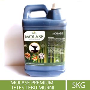MOLASE PREMIUM TETES TEBU MURNI ASLI TANPA CAMPURAN TJAP BUKITMAS 5KG (Isi 5Kg bukan 5 Liter)