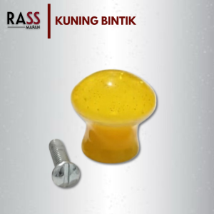 Knob Knop Tarikan Pegangan Handle Laci Pintu Lemari Pelangi Bintik Emas 1 KOTAK 10LUSIN 120pc